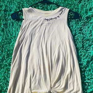 Girls yellow striped Tank top